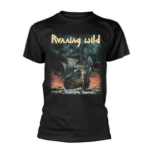 Running Wild Unisex Adult Under Jolly Roger Album T-Shirt / Black
